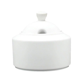 Sugar can with lid 0.24 ltr porcelain product photo
