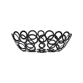 bread basket oval iron black product photo