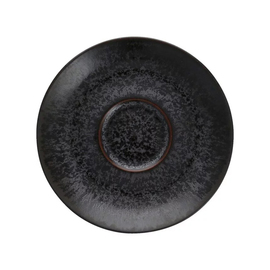 espresso saucer SOUND MIDNIGHT black porcelain product photo