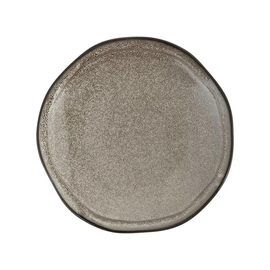 plate STON GRAU grey flat porcelain Ø 150 mm product photo