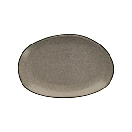 platter STON GRAU grey 360 mm x 240 mm porcelain product photo