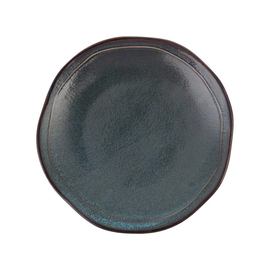 plate flat STON BLAU stoneware Ø 150 mm product photo