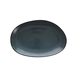 platter STON BLAU stoneware 360 mm x 240 mm product photo