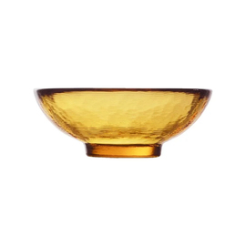 Dip 0,11 ltr NIVO GLASS amber coloured glass Ø 90 mm product photo