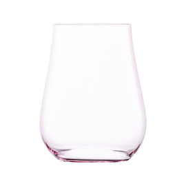 glass tumbler rose GOURMET handmade with effervescence point 49.8 cl H 111 mm product photo