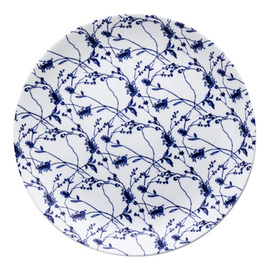 coup plate flat BLUE BOTANICALS Purio Ø 270 mm | Bone China | decor floral pattern product photo