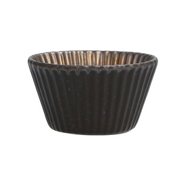 mini tarte bowl 70 ml | stoneware brown | golden metallic Ø 70 mm H 40 mm product photo