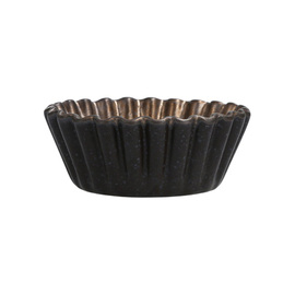 tarte bowl 300 ml | stoneware brown | golden metallic Ø 130 mm H 55 mm product photo