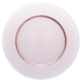 Glass plate ARCHIE rosé Ø 325 mm product photo