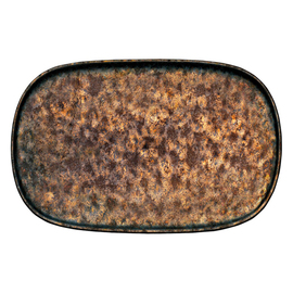 platter NIVO METALLIC stoneware | 170 mm x 110 mm H 17 mm product photo