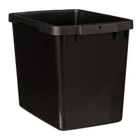 7.231.116.101 Tresterbehälter aus Kunststoff, schwarz, Maße: 270 x 395 x H 315 mm product photo