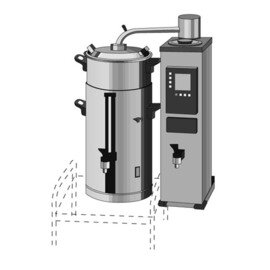 coffee brewer|tea brewer B20 HW W L hourly output 90 ltr | 400 volts product photo