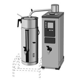 coffee brewer|tea brewer B5 HW W L hourly output 30 ltr | 400 volts product photo