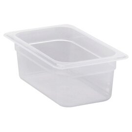 GN container GN 1/4 x 150 mm plastic transparent product photo