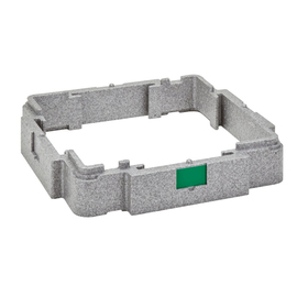 10 cm extender, EPP, grey, external dimensions: 641 x 641 x h 10 mm product photo