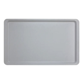 tray GN 1/1 polyester light grey with levelled edges | 530 mm x 325 mm product photo