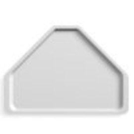 Versa tray polyester light grey rectangular | 480 mm  x 340 mm product photo