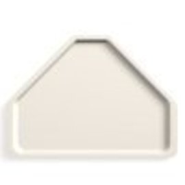Versa tray polyester pearl white rectangular | 480 mm  x 340 mm product photo