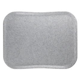 Versa tray polyester granite grey with levelled edges rectangular | 460 mm  x 325 mm product photo