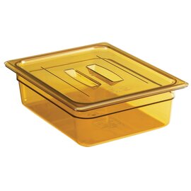GASTRONORM H-PAN BOWL GN 1/2 x 100 mm amber coloured product photo