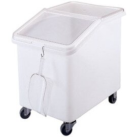 all-purpose trolley transparent white rectangular 2 swivel castors|2 fixed castors 550 mm  x 750 mm  H 710 mm product photo