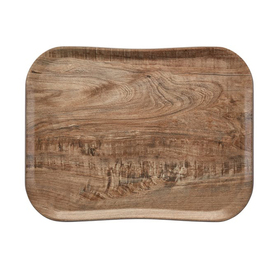 tray Century™ textured polyester bright olive wood look | 457 mm x 355 mm product photo