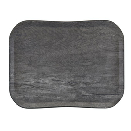 tray Century™ non-slip textured polyester grey oak wood look | 457 mm x 355 mm product photo