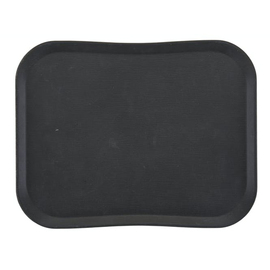 tray Century™ non-slip texturised | rubberised polyester black | 530 mm x 370 mm product photo