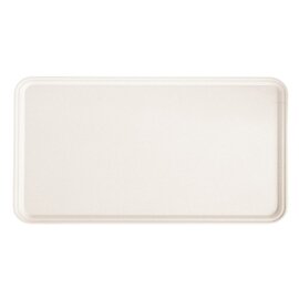 Lite tray low polyester pearl white rectangular | 530 mm  x 325 mm product photo