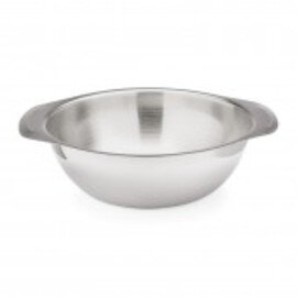 side dish bowl 1300 ml stainless steel round Ø 200 mm H 70 mm with handle product photo