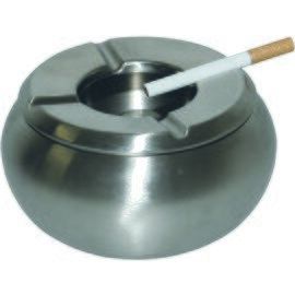 wind ashtray with windproof lid stainless steel  Ø 145 mm  H 75 mm product photo