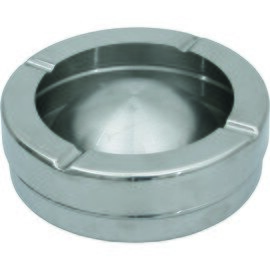 CLEARANCE | wind ashtray with windproof lid stainless steel  Ø 200 mm  H 60 mm product photo