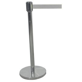 barrier post stainless steel webbing colour grey  Ø 0.35 m  L 2 m  H 0.95 m | webbing product photo
