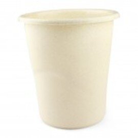 wastepaper basket 5.5 ltr plastic ivory white Ø 220 mm  H 220 mm product photo