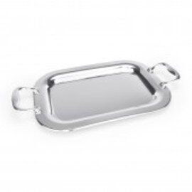 tray stainless steel smooth shiny  L 500 mm with handles  B 360 mm product photo