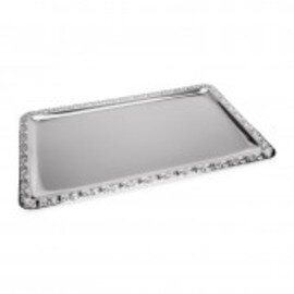 tray stainless steel relief rim  L 420 mm  B 310 mm product photo