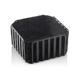 table basket black square | 190 mm x 190 mm H 105 mm product photo