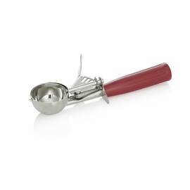 ice cream scoop stainless steel red | Ø 50 mm 40 ml L 205 mm product photo
