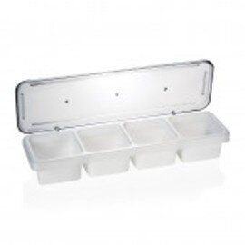 condiment container with lid 4 compartments 2400 ml 470 mm  B 140 mm product photo
