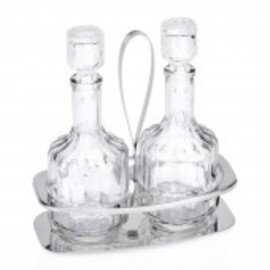CLEARANCE | cruet • vinegar|oil glass stainless steel H 170 mm product photo
