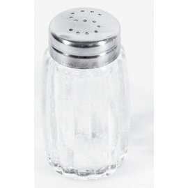 salt shaker glass stainless steel  H 85 mm product photo