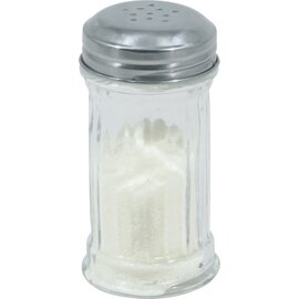 salt shaker glass stainless steel  Ø 47 mm  H 95 mm product photo