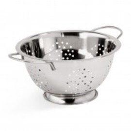 colander stainless steel | perforated bottom and sides | Ø 240 mm  H 130 mm product photo