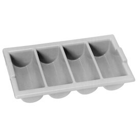 cutlery tray GN 1/1 4 compartments  L 530 mm  H 100 mm product photo