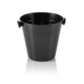 mini ice bucket stainless steel 1 ltr | black Ø 140 mm H 130 mm product photo