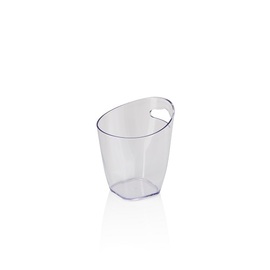bottle cooler plastic transparent | 0.4 ltr Ø 95 mm H 110 mm product photo