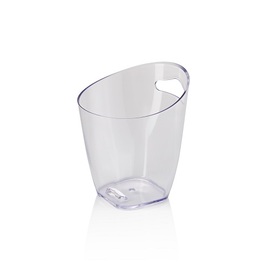 bottle cooler plastic transparent | 1.2 ltr Ø 140 mm H 165 mm product photo