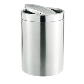 waste container 5 ltr stainless steel swing lid Ø 185 mm  H 285 mm product photo