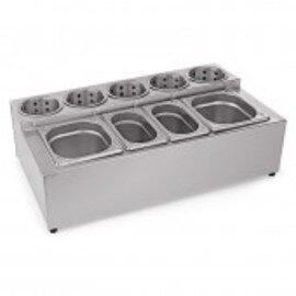 buffet station gastronorm 9 compartments  L 615 mm  H 185 mm product photo