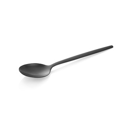 pudding spoon ALEX BLACK | stainless steel mat | PVD-coated  L 160 mm product photo